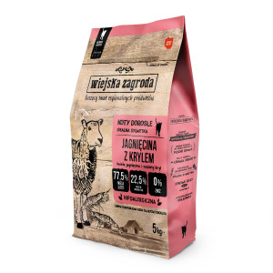 WIEJSKA ZAGRODA Lamb with krill - suché krmivo pro kočky - 5kg