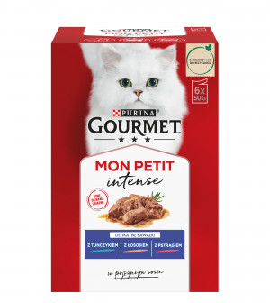 GOURMET Mon Petit Fish Mix - mokré krmivo pro kočky - 6 x 50 g 