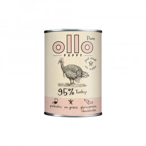OLLO Puppy Pure Krůtí - mokré krmivo pro psy - 850 g