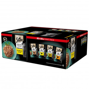 SHEBA Delicacy drůbeží příchutě v želé - vlhké krmivo pro kočky - 80x 85 g