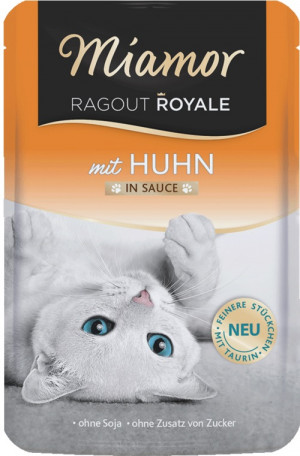 MIAMOR Ragout Royale Chicken in sauce - mokré krmivo pro kočky - 100g