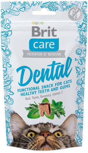 BRITCare Cat Snack Dental - pamlsek pro kočky - 50 g