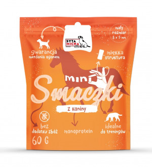 SYTA MICHA Mini horsemeat treats - pamlsek pro psa - 60g