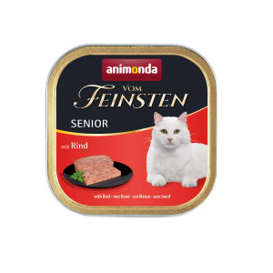 ANIMONDA Vom Feinsten Senior Beef - mokré krmivo pro kočky - 100g