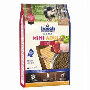 BOSCH Mini Adult Lamb with rice - suché krmivo pro psy - 3kg