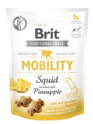 BRIT Functional Snack Mobility Squid - pochoutka pro psy - 150g