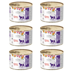  4VETS Natural Gastro Intestinal Cat - vlhké krmivo pro kočky - 6x185g