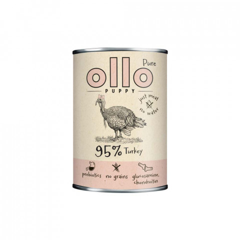 OLLO Puppy Pure Krůtí - mokré krmivo pro psy - 850 g - Fotogalerie 1