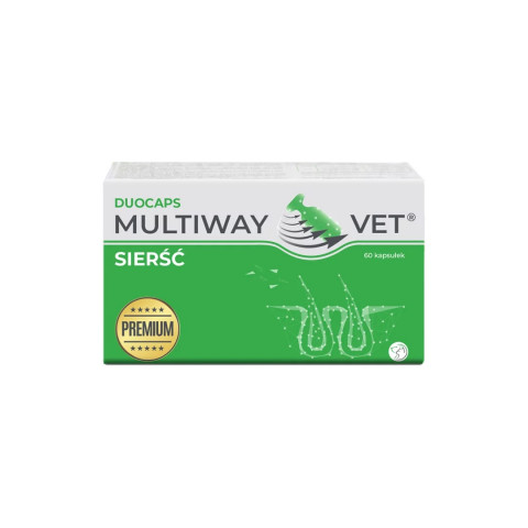 JM SANTE Multiway Vet Duocaps - twist-off kapsle na srst a kůži pro psy a kočky – 60 ks - Fotogalerie 1