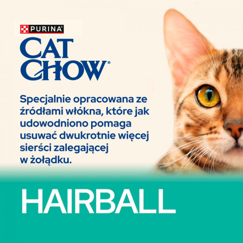 PURINA Cat Chow Hairball Control Chicken - suché krmivo pro kočky - 15kg - Fotogalerie 8