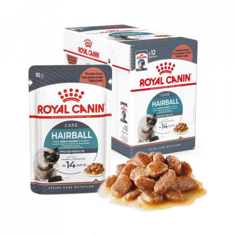ROYAL CANIN FCN Hairball Care kousky v omáčce - mokré krmivo pro kočky - 12x85 g - Fotogalerie 2