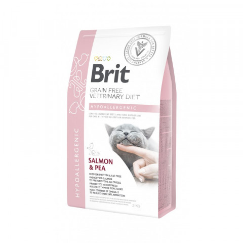 BRIT Grain Free Vet Diets Cat Hypoallergenic - Suché krmivo pro kočky - 2 kg - Fotogalerie 1