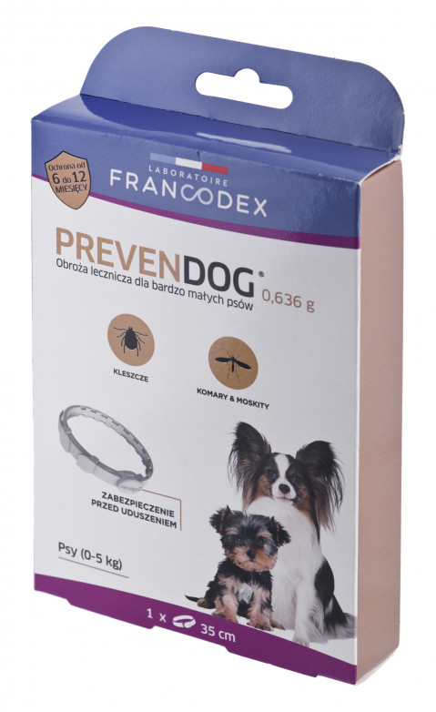 FRANCODEX PrevenDog - obojek proti klíšťatům - 35 cm - Fotogalerie 5