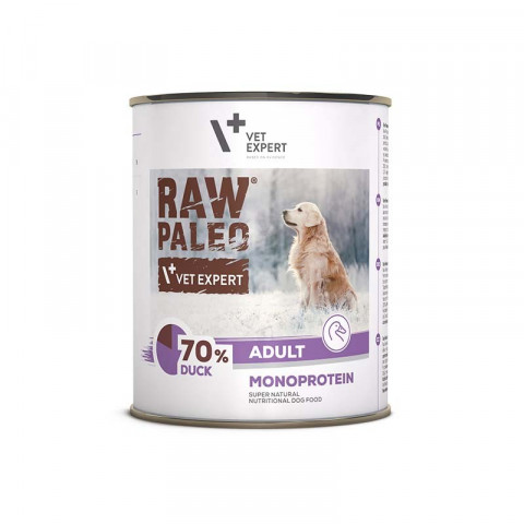 RAW PALEO Adult Monoprotein Duck - vlhké krmivo pro psy - 800 g - Fotogalerie 1