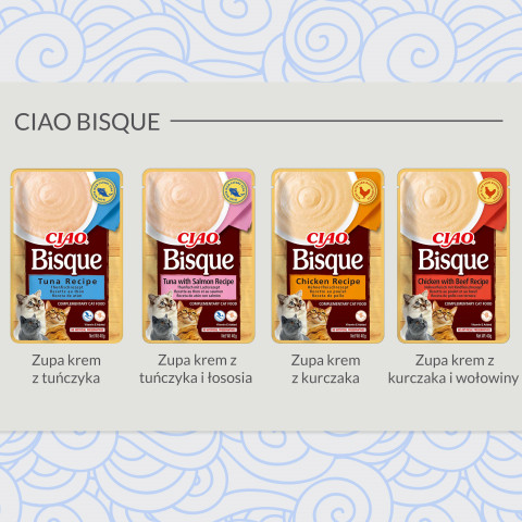 INABA Ciao Bisque Chicken with beef - pamlsek pro kočky - 40g - Fotogalerie 5