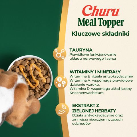 INABA Churu Meal Topper Chicken with beef - pamlsek pro psa - 4 x 14g - Fotogalerie 3