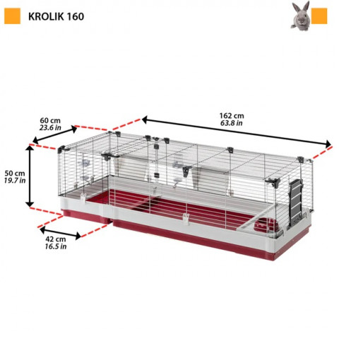 FERPLAST Krolik 160 - Klec - Fotogalerie 12