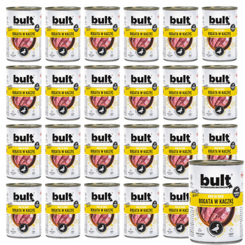 BULT Rich in duck - vlhké krmivo pro psy - 24x400g - Fotogalerie 1