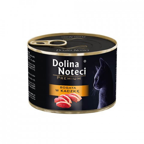 DOLINA NOTECI Premium Rich in duck - mokré krmivo pro kočky - 185g - Fotogalerie 1