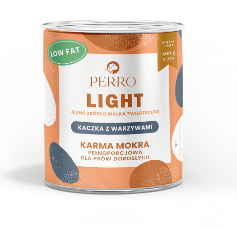 PERRO Light Duck with vegetables - vlhké krmivo pro psy - 800g - Fotogalerie 1