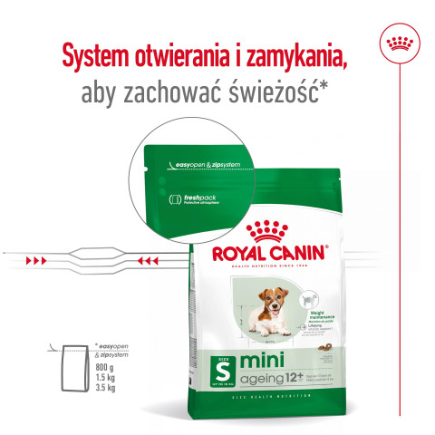 ROYAL CANIN Mini Ageing Adult +12 - suché krmivo pro psy - 3,5 kg - Fotogalerie 11