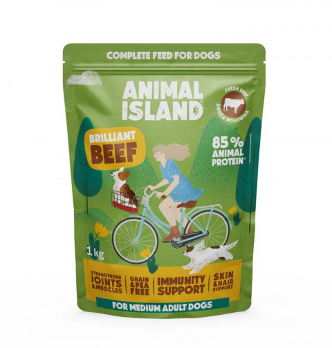 ANIMAL ISLAND Beef - suché krmivo pro psy - 1kg - Fotogalerie 1