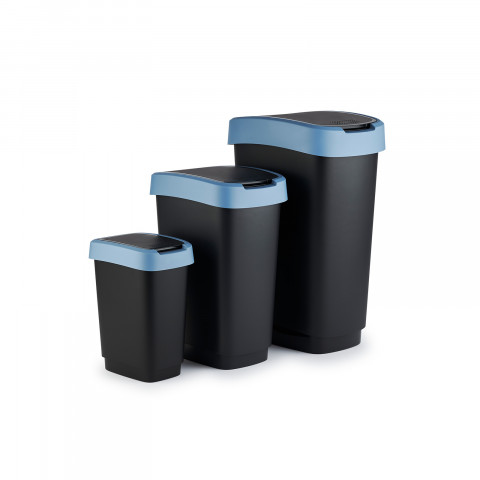 ROTHO Twist Blue - odpadkový koš – 25l - Fotogalerie 4