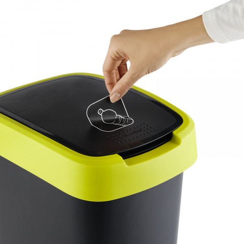 ROTHO Twist Lime - odpadkový koš – 10l - Fotogalerie 2
