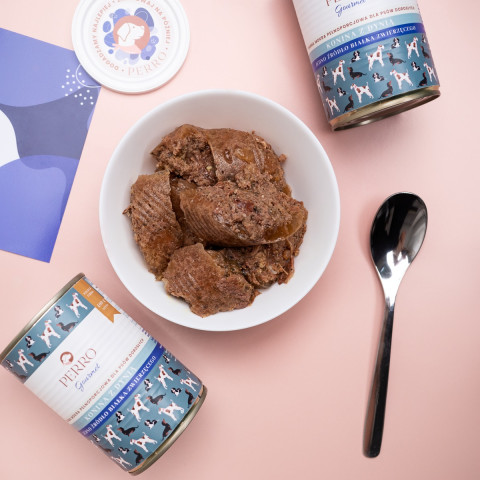 PERRO Gourmet Horsemeat with pumpkin - mokré krmivo pro psy - 200g - Fotogalerie 2