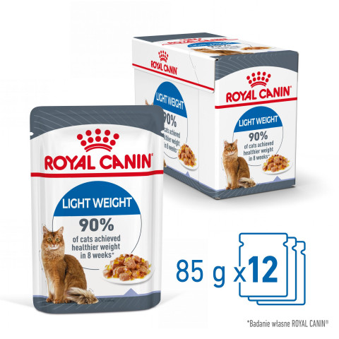ROYAL CANIN FCN Light Weight Care v želé - vlhké krmivo pro dospělé kočky - 12x85g - Fotogalerie 5