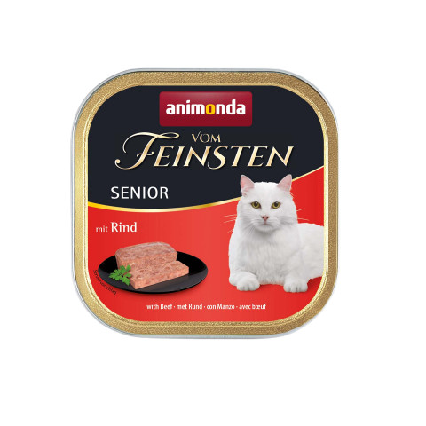 ANIMONDA Vom Feinsten Senior Beef - mokré krmivo pro kočky - 100g - Fotogalerie 1