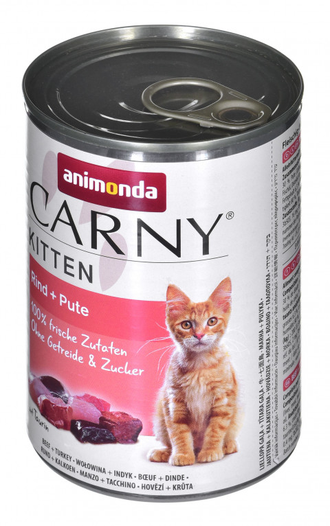 ANIMONDA Carny Kitten Beef Turkey - mokré krmivo pro kočky - 400 g - Fotogalerie 3