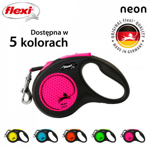 Flexi New Neon S 5 m Zatahovací vodítko - Fotogalerie 3