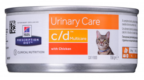 HILL'S PRESCRIPTION DIET Feline c/d Multicare Mokré krmivo pro kočky Kuřecí maso 156 g - Fotogalerie 2