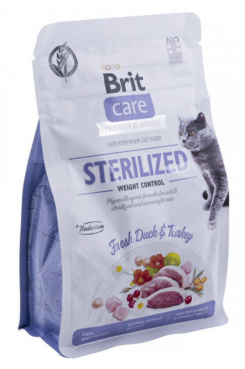 BRIT Care Grain-Free Sterilized Weight Control - suché krmivo pro kočky - 400 g - Fotogalerie 3