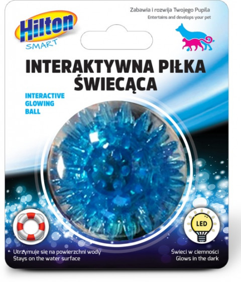 HILTON Smart Interaktivní svítící míč 5 cm pro kočku/psa - Fotogalerie 3