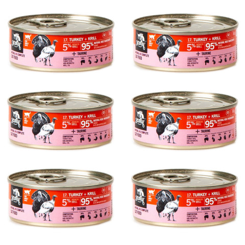 3COTY Turkey with krill - mokré krmivo pro kočky - 6x80g - Fotogalerie 1