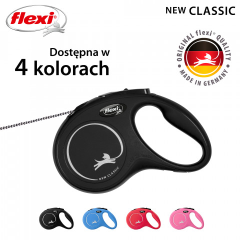 Flexi New CLASSIC 8 m Černá Pes Zatahovací vodítko - Fotogalerie 6