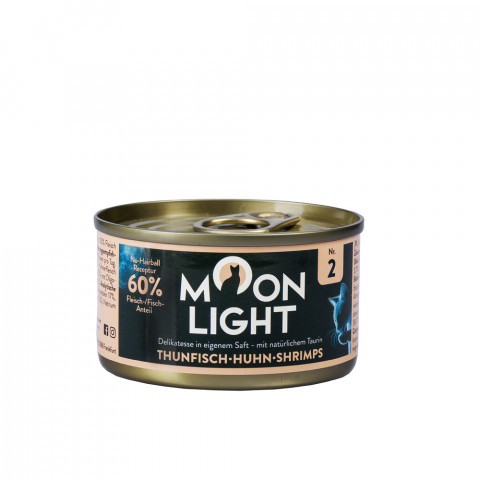 MOONLIGHT Dinner nr 2 Tuna, chicken and shrimps - mokré krmivo pro kočky - 80g - Fotogalerie 1