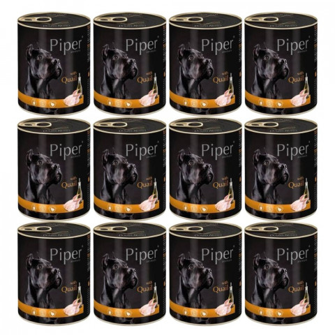 DOLINA NOTECI Piper Animals s křepelkou - mokré krmivo pro psy - 12x800g - Fotogalerie 1