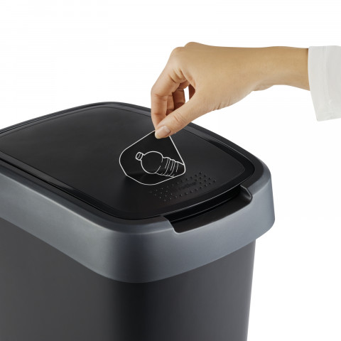ROTHO Twist Silver - odpadkový koš – 10l - Fotogalerie 2