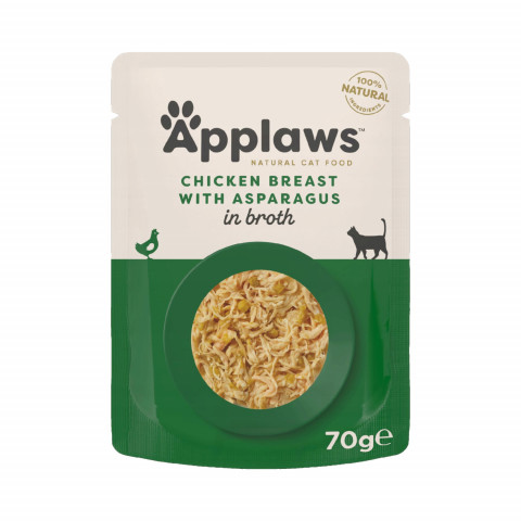APPLAWS Cat Chicken MIX in jelly and broth - mokré krmivo pro kočky - 10x70g - Fotogalerie 3