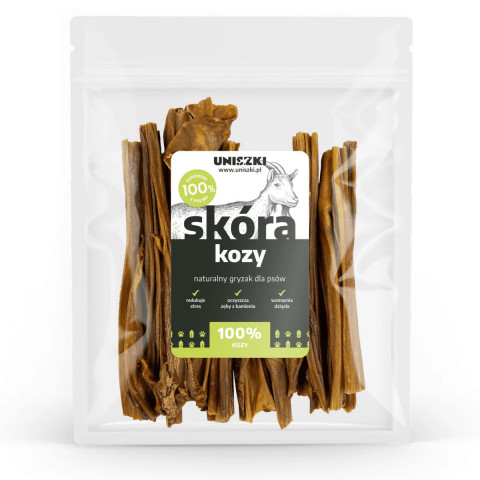 UNISZKI Kozí kůže - pochoutka pro psy - 100 g - Fotogalerie 1