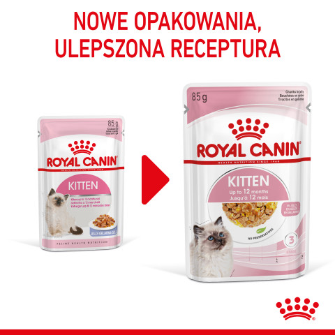 Royal Canin FHN Kitten Instinctive v želé - vlhké krmivo pro koťata - 12x85g - Fotogalerie 11