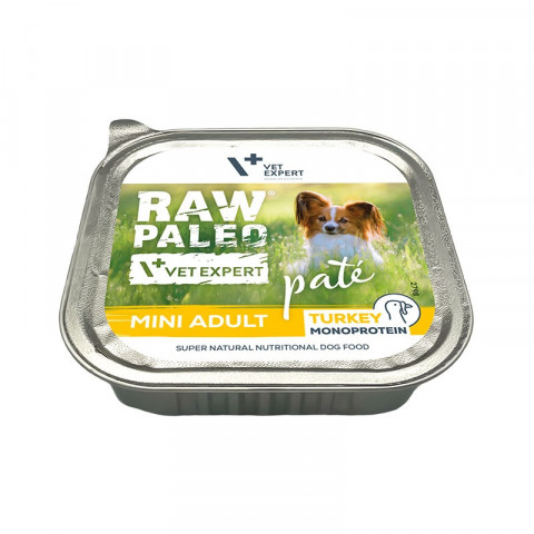 RAW PALEO Pate Mini Adult Turkey - mokré krmivo pro psy - 150 g - Fotogalerie 3
