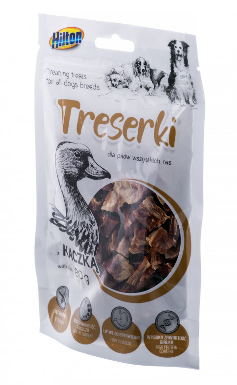 HILTON Treaning treats Duck - pochoutka pro psy - 80g - Fotogalerie 4