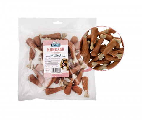 PETITTO Chicken legs - pamlsek pro psa - 500g - Fotogalerie 5