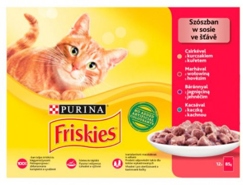Friskies Mix maso - mokré krmivo pro kočky - 12 x 85 g - Fotogalerie 2