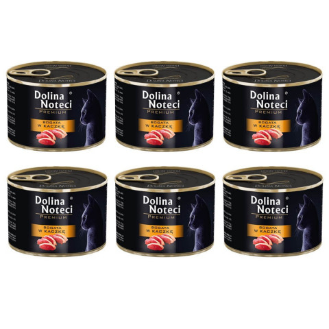 DOLINA NOTECI Premium Rich in duck - mokré krmivo pro kočky - 6x185g - Fotogalerie 1