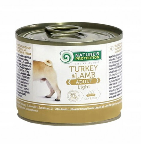 NATURE'S OCHRANA Adult Light Turkey and Lamb - vlhké krmivo pro psy - 200 g - Fotogalerie 1